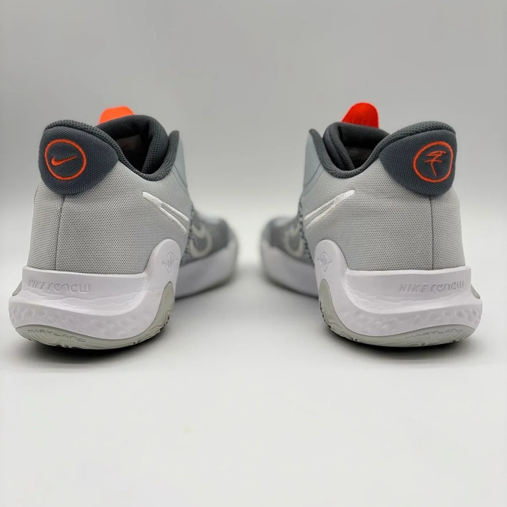 Nike KD Trey 5 IX Wolf Grey Bright Crimson Basketball Shoes CW3400-011 Mens 11